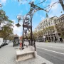 Banco farola de Barcelona