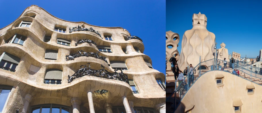 La casa Milá (la Pedrera) de Barcelona