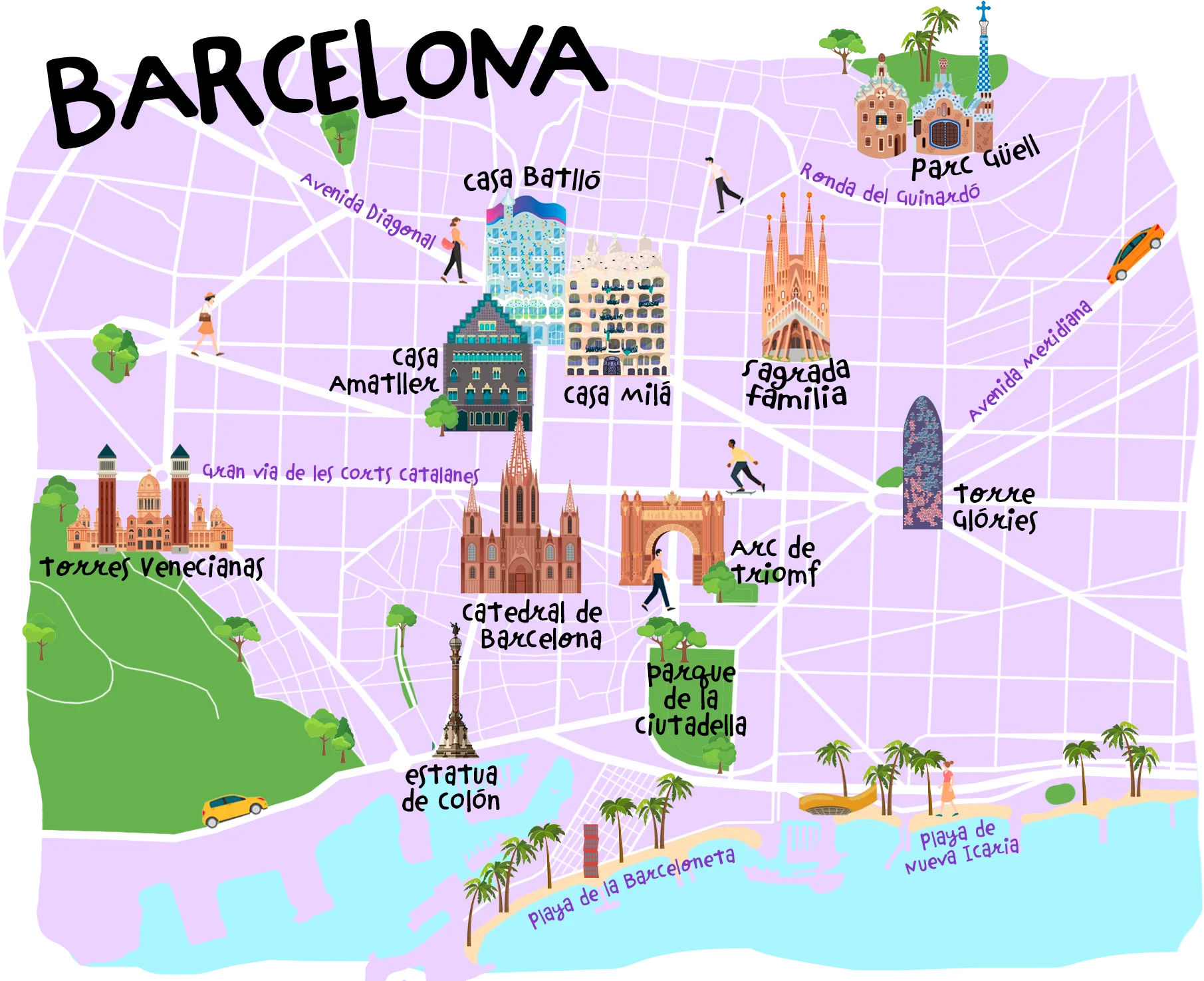 Areas In Barcelona Map.webp