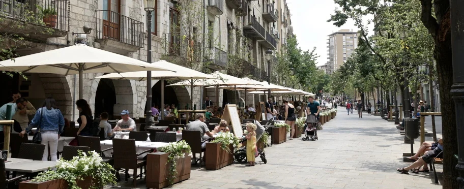 Qué ver en Gerona Rambla de la Llibertat