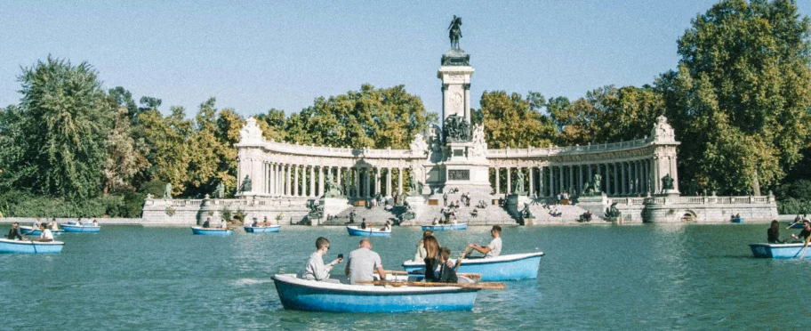 Las barcas del Retiro de Madrid